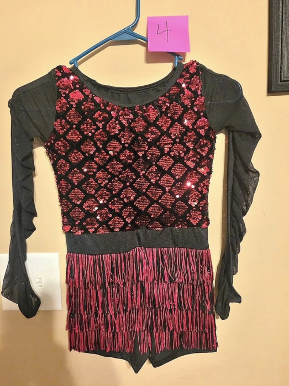Weissman It's Not Alright But It's Okay Costume 11475 in Red/Black size CM